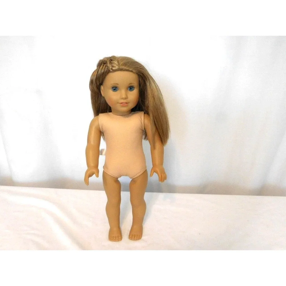 My American Girl Doll Fair Skin Blue Eyes Light Brown Hair 18